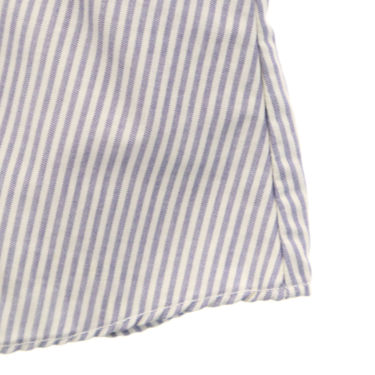 MAX MARA Weekend マックスマーラウィークエンド ストライプ柄 7分袖 ボタンダウンシャツ M ネイビー レディース