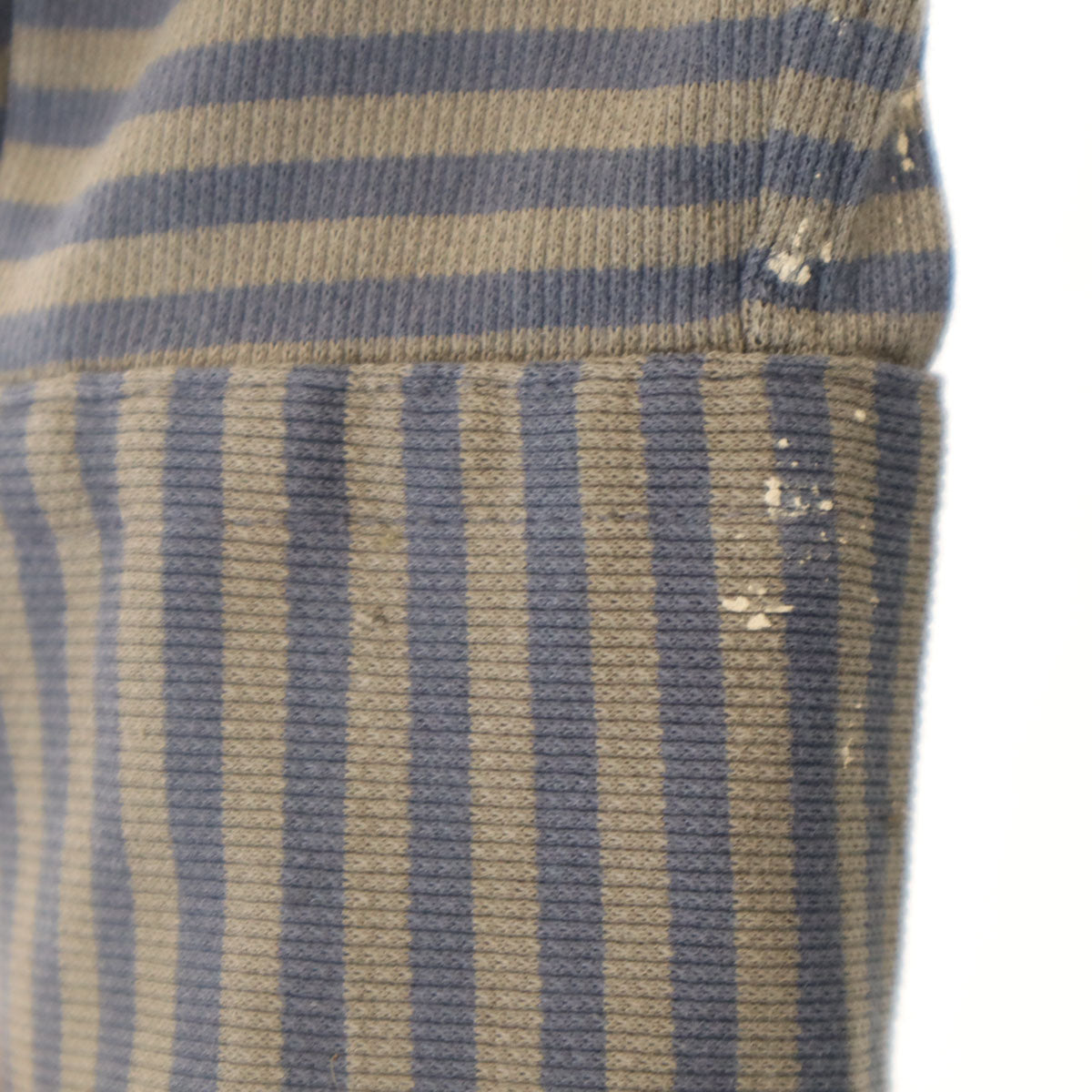 Christian Dior MONSIEUR クリスチャンディオール ムッシュ 90s オールド ボーダー柄 長袖 ポロシャツ L アッシュブラウン メンズ