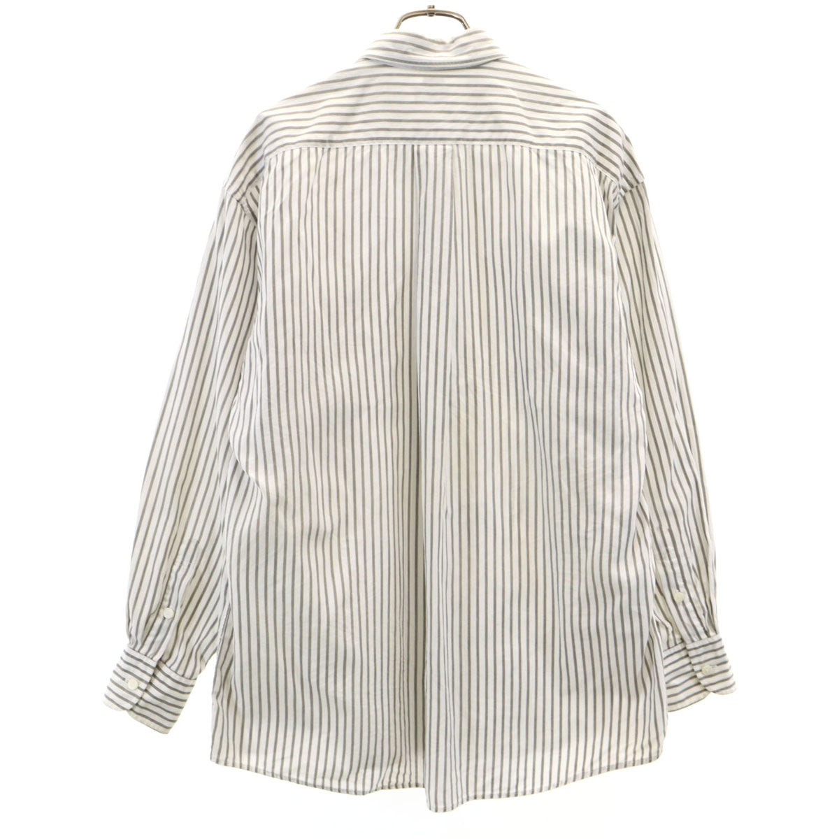 KENZO ケンゾー 90s 日本製 オールド ストライプ柄 長袖 シャツ 1 グレー系 メンズ