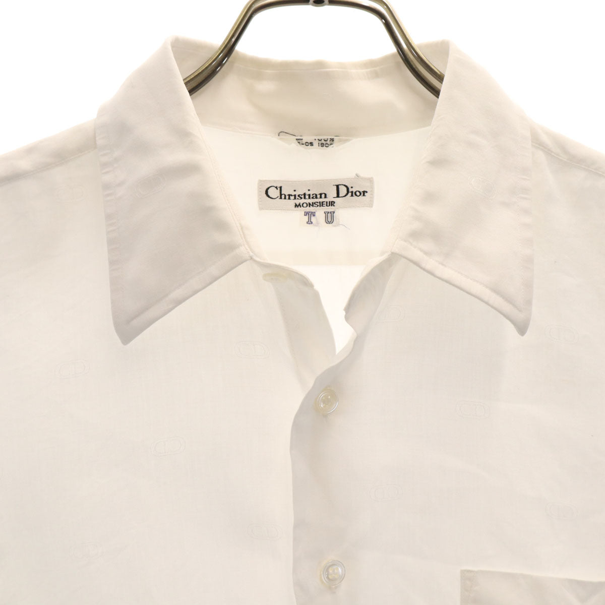 Christian Dior クリスチャンディオール 90s オールド 長袖 シャツ 2 ホワイト系 メンズ