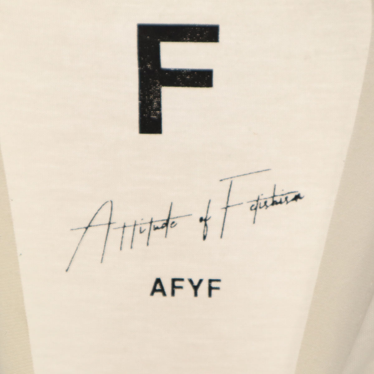 AFYF エーエフワイエフ 半袖 スリット ビック Tシャツ F ホワイト メンズ