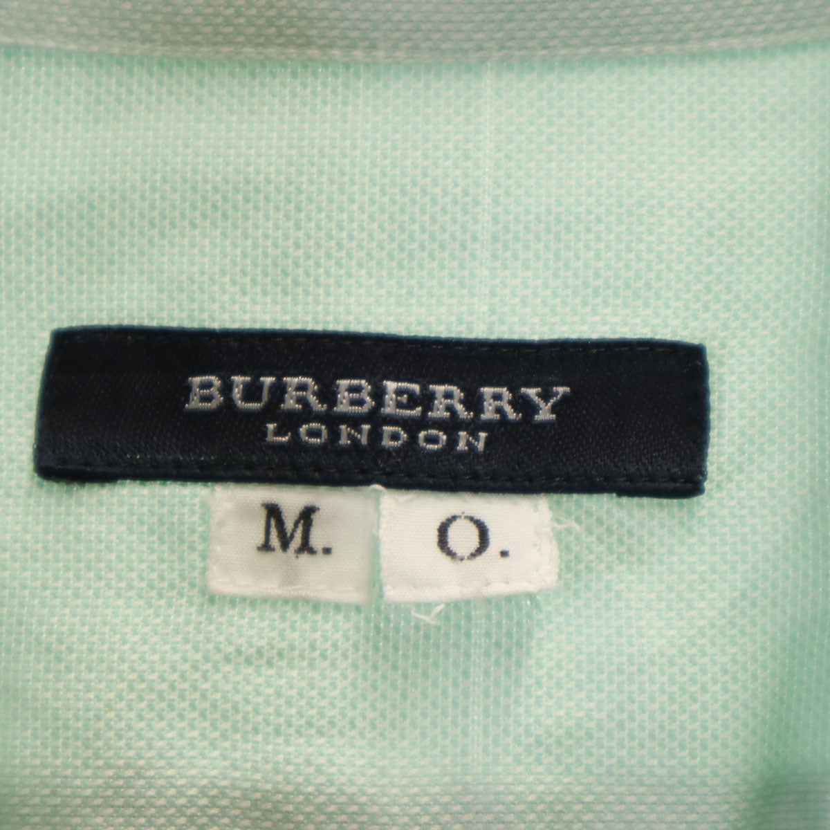 BURBERRY LONDON バーバリーロンドン 長袖 ボタンダウンシャツ ミント メンズ