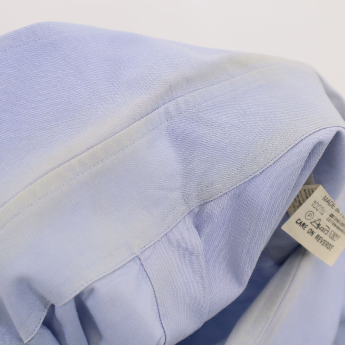 Emporio Armani エンポリオアルマーニ 長袖 コットンシャツ 41 ラベンダー メンズ