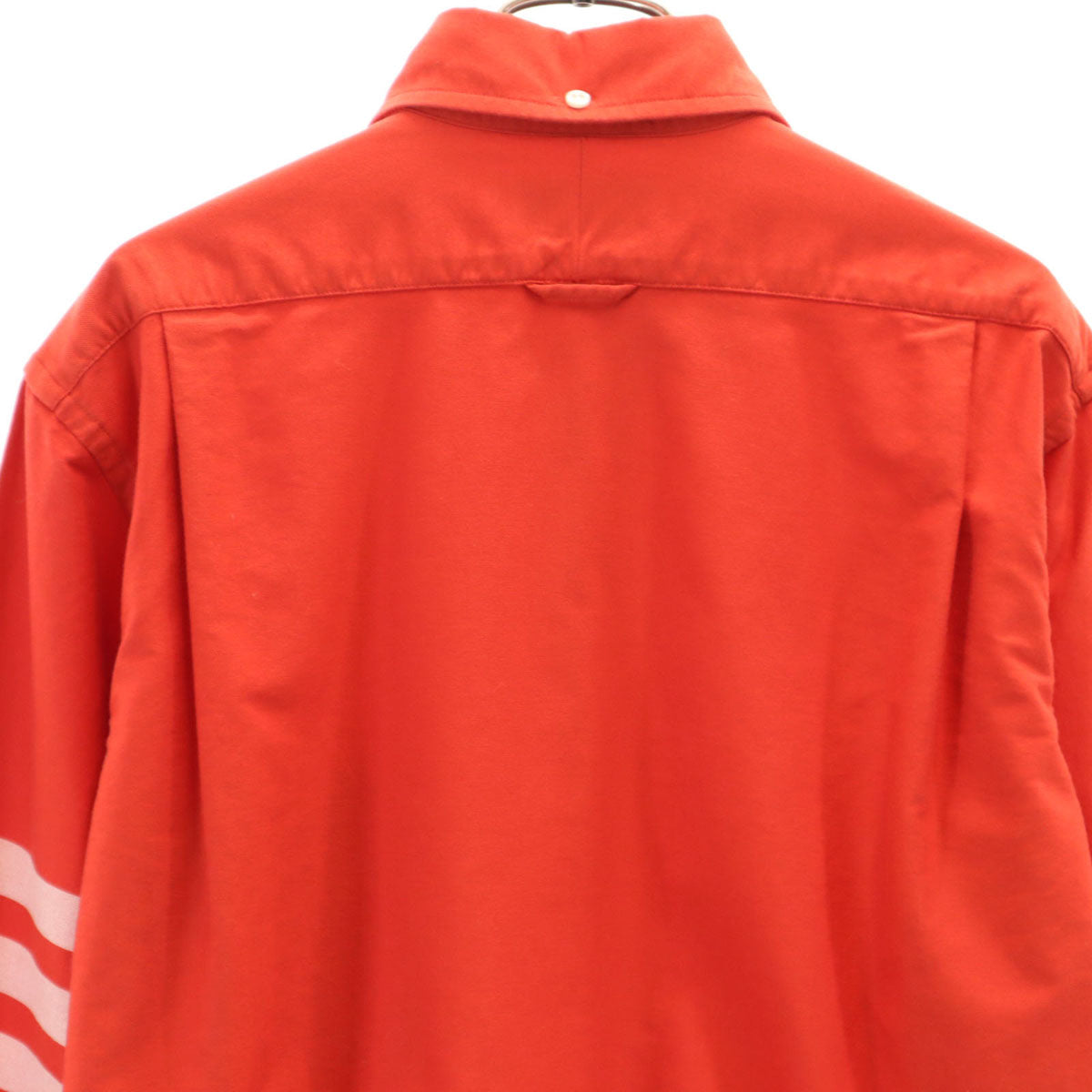 THOM BROWNE トムブラウン USA製 長袖 ボタンダウンシャツ 2 レッド メンズ