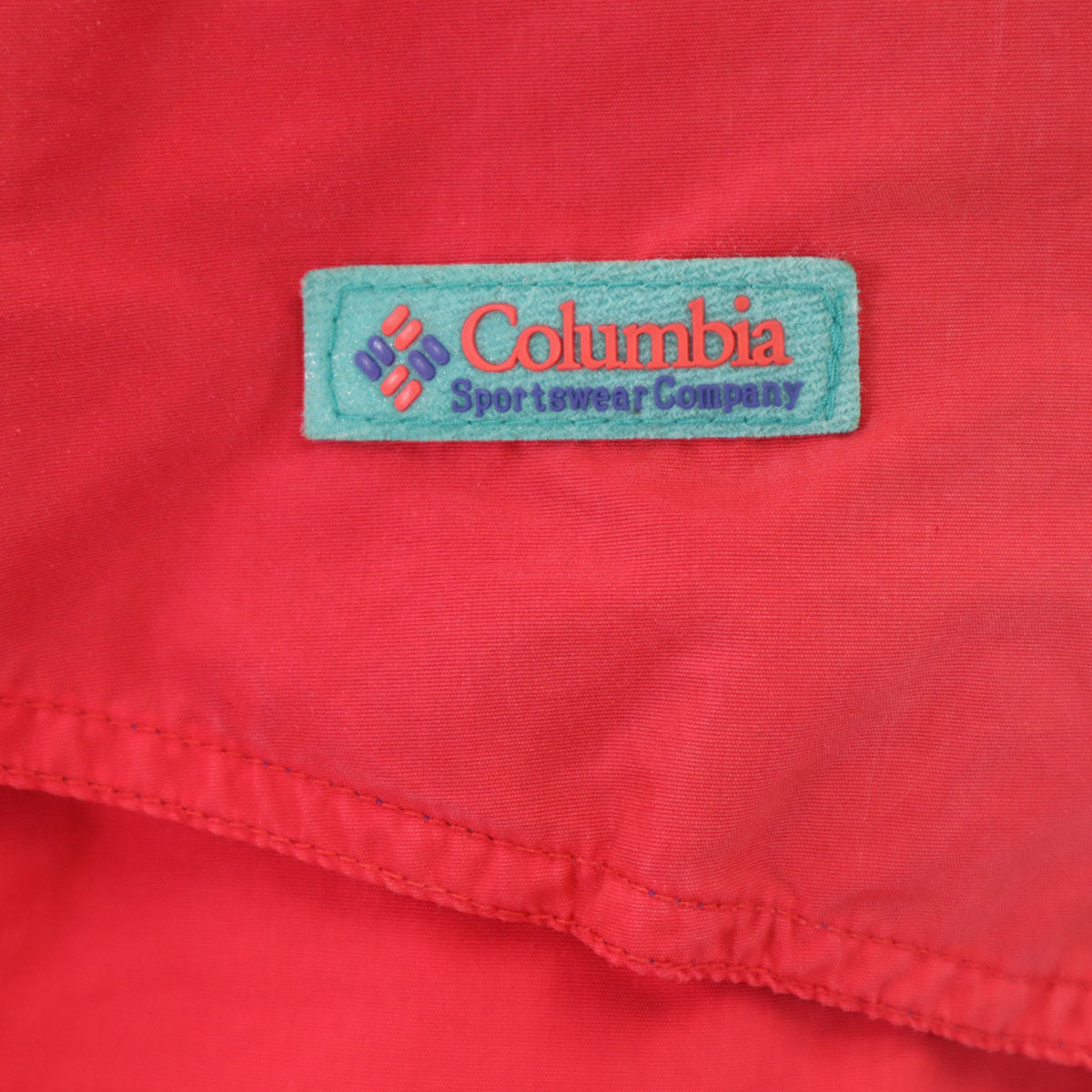 Columbia コロンビア 90s オールド バイカラー マウンテンジャケット M レッド系 アウトドア メンズ