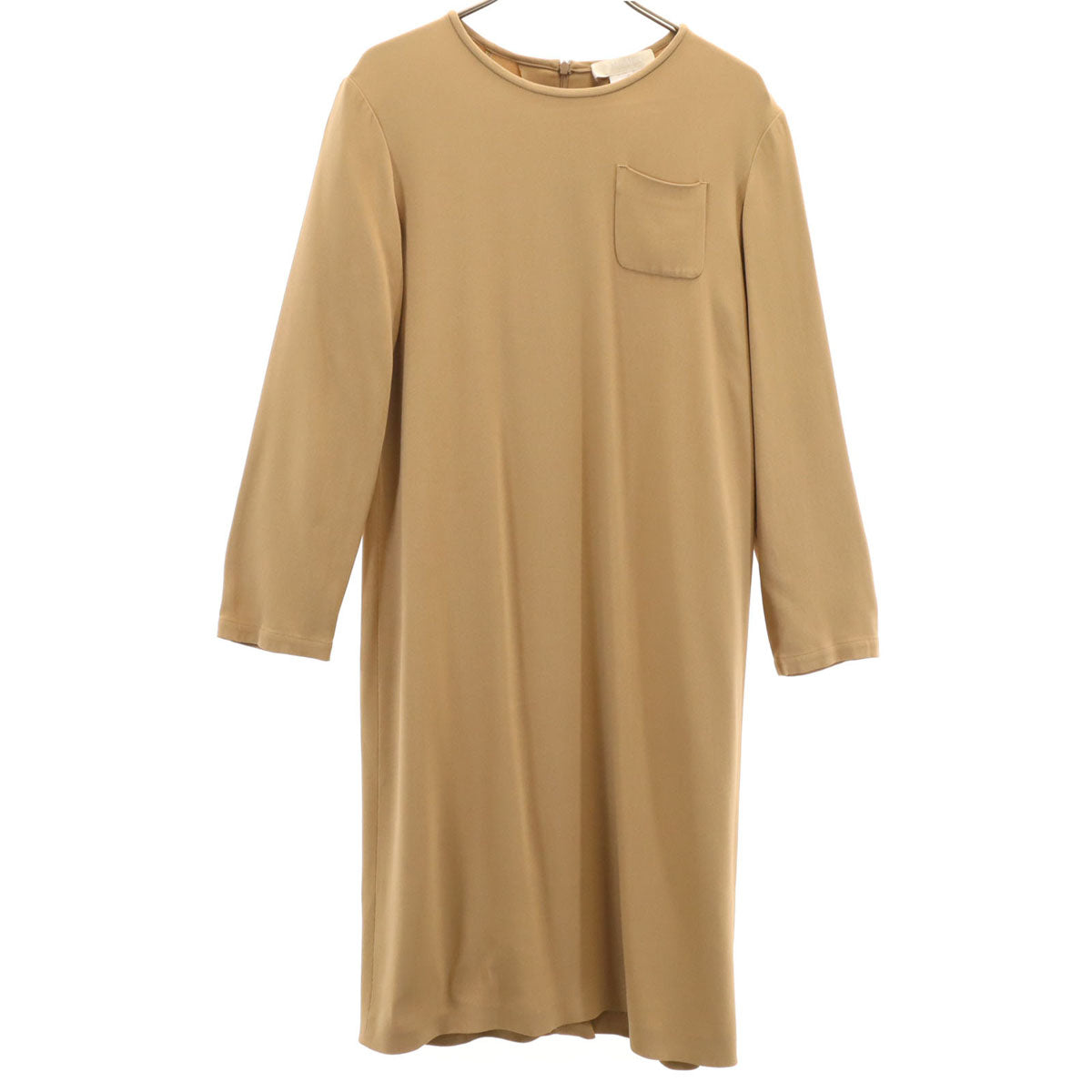 S Max Mara エスマックスマーラ 長袖 ワンピース 38 ベージュ レディース