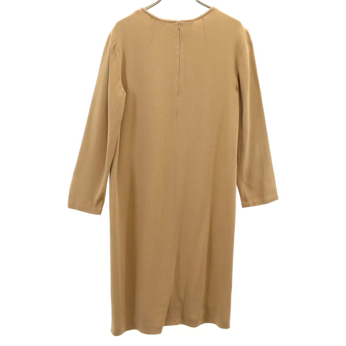 S Max Mara エスマックスマーラ 長袖 ワンピース 38 ベージュ レディース