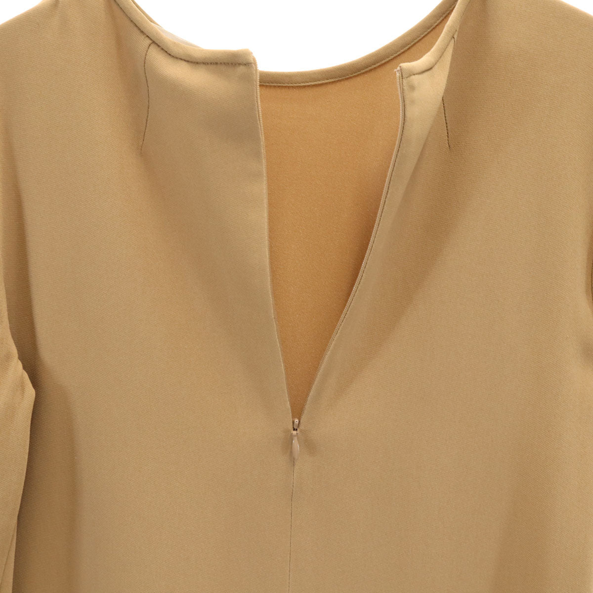 S Max Mara エスマックスマーラ 長袖 ワンピース 38 ベージュ レディース