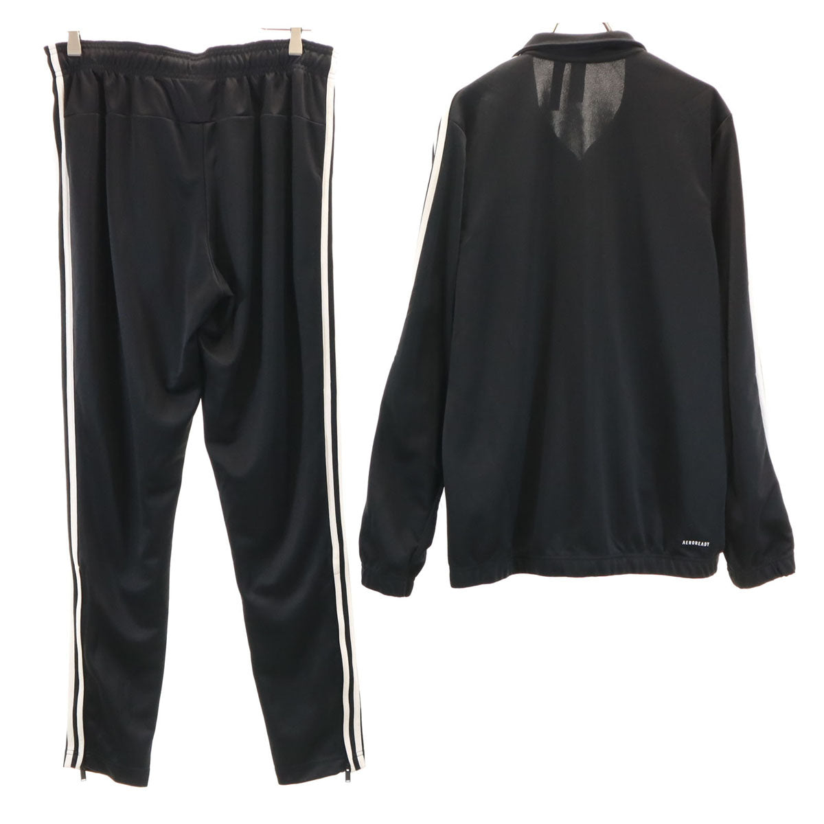 adidas アディダス トラックジャケット 上下 セットアップ O ブラック ジャージ メンズ