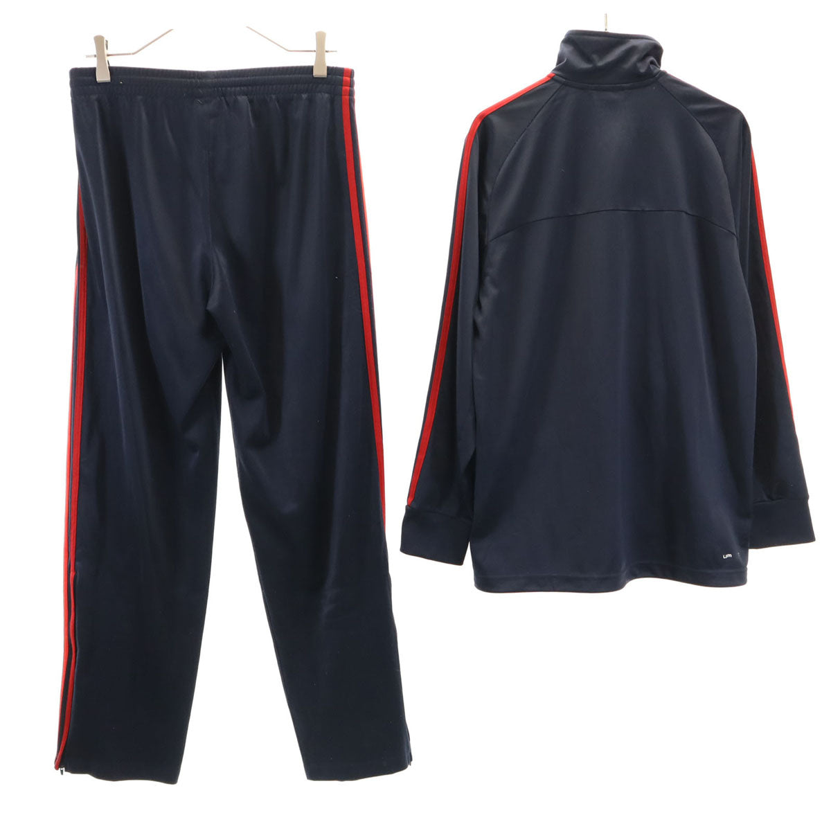 adidas アディダス トラックジャケット 上下 セットアップ M ネイビー ジャージ レディース