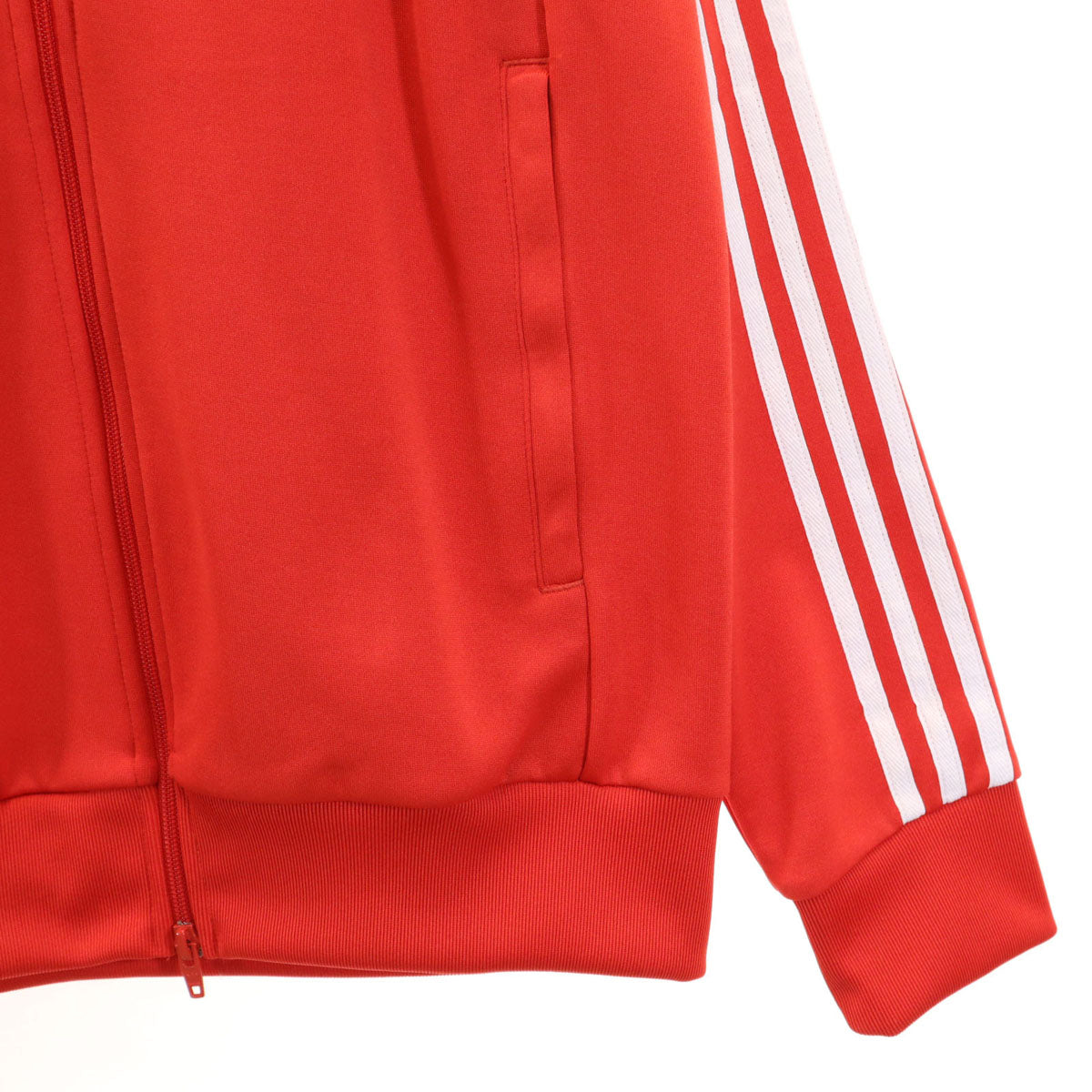 美品 adidas Originals アディダスオリジナルス トレフォイルロゴ スーパースター トラックジャケット 上下 セットアップ O レッド ジャージ メンズ