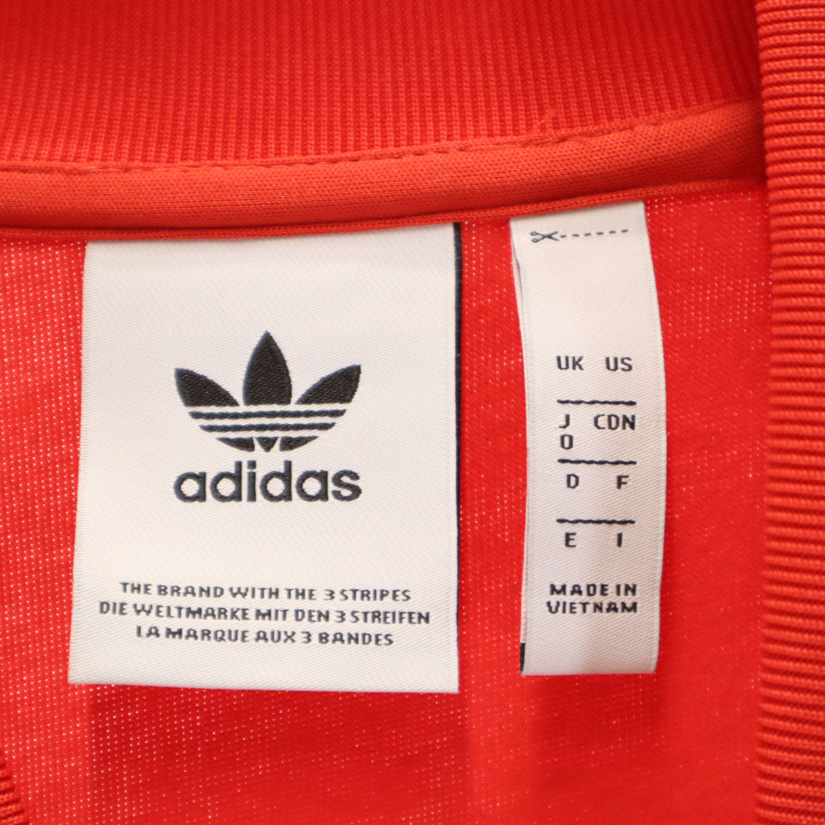 美品 adidas Originals アディダスオリジナルス トレフォイルロゴ スーパースター トラックジャケット 上下 セットアップ O レッド ジャージ メンズ