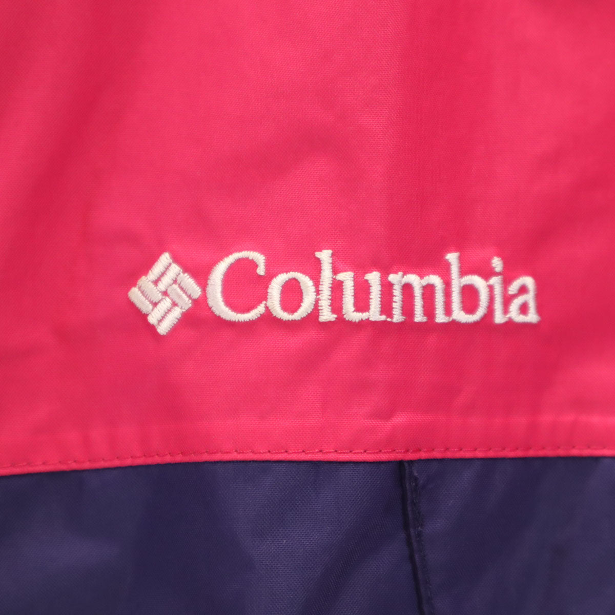 Columbia コロンビア シンプソンサンクチュアリ レインジャケット 上下 セットアップ M 紫紺 アウトドア 収納袋付き レディース