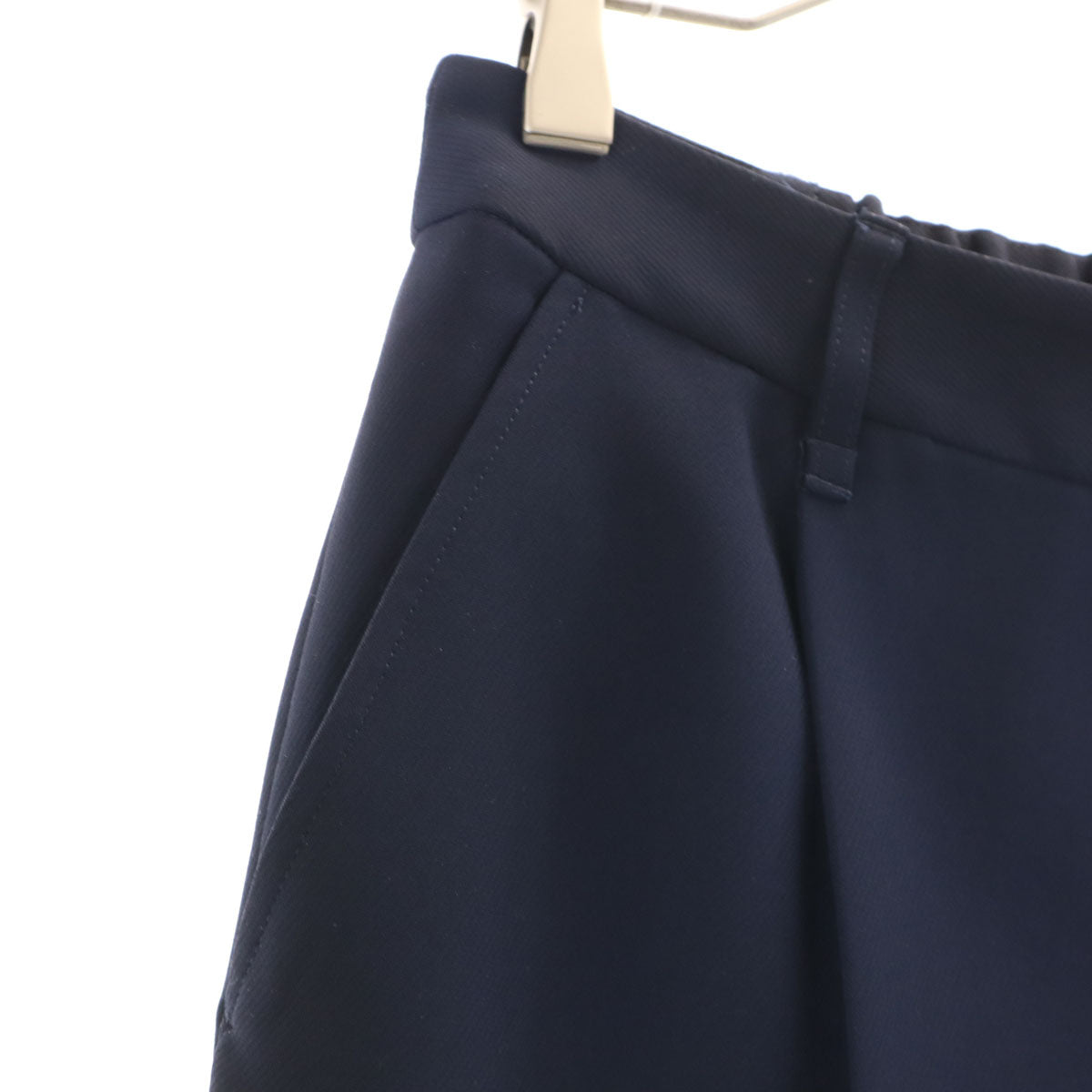 nano universe ナノユニバース パンツスーツ 上下 セットアップ S/M ネイビー レディース