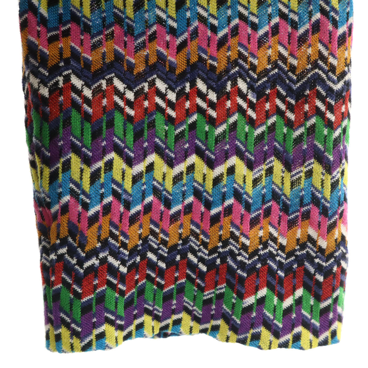 Missoni ミッソーニ 総柄 長袖 ラペル ニットカーディガン 50 マルチ アンコン メンズ