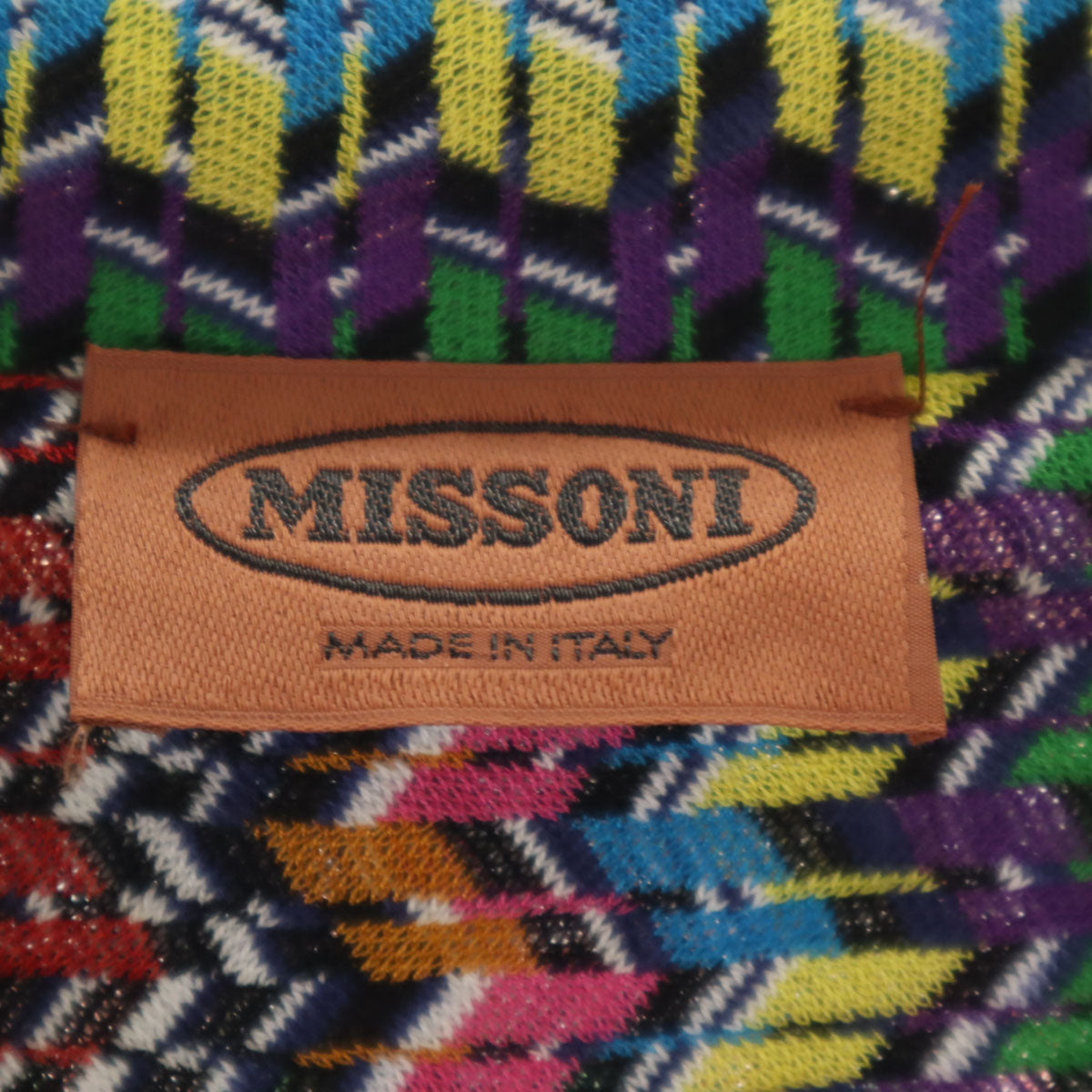 Missoni ミッソーニ 総柄 長袖 ラペル ニットカーディガン 50 マルチ アンコン メンズ