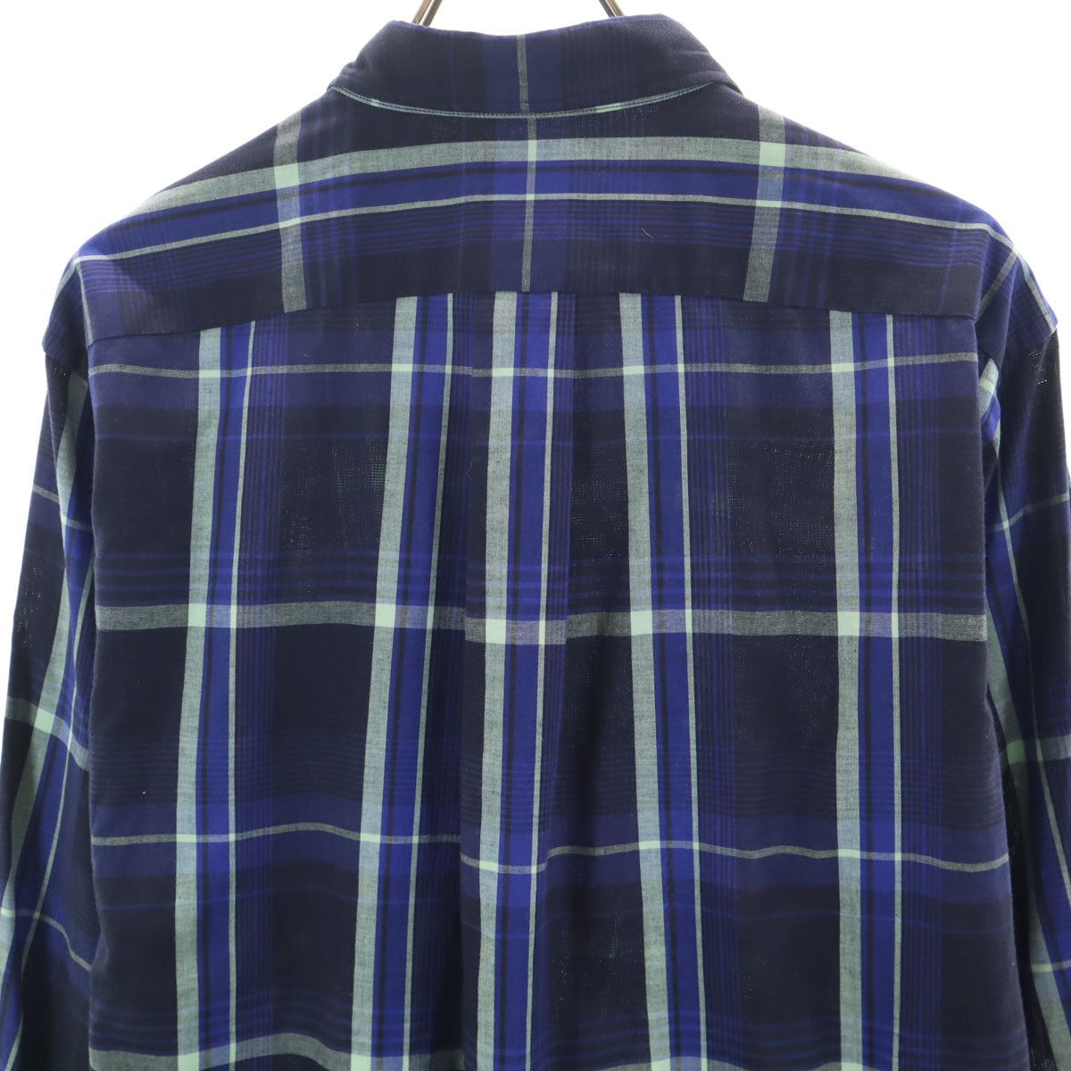 THE NORTH FACE ノースフェイス チェック柄 長袖 ハダネイチャー シャツ L ネイビー NR11957 アウトドア メンズ