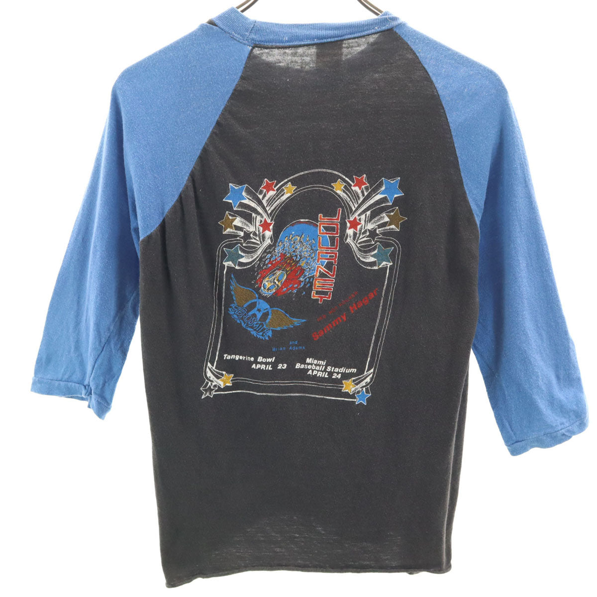 SPORT-ONE スポーツワン 80s ヴィンテージ パキ綿 FLORIDA JAM 5分袖 Tシャツ チャコール メンズ
