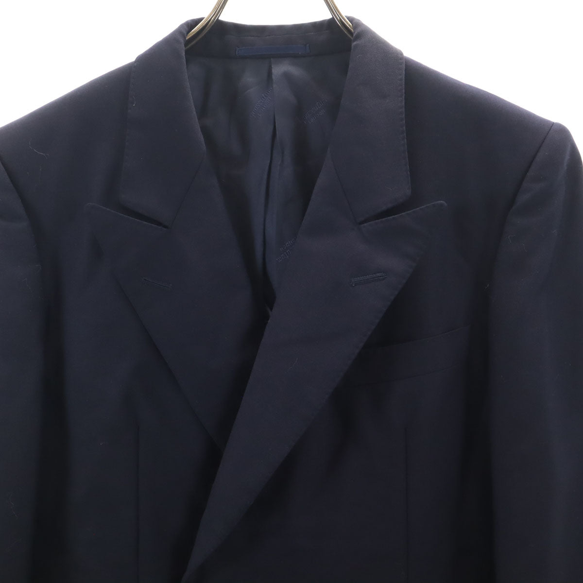 Aquascutum アクアスキュータム テーラードジャケット YA5 ネイビー ダブルボタン メンズ
