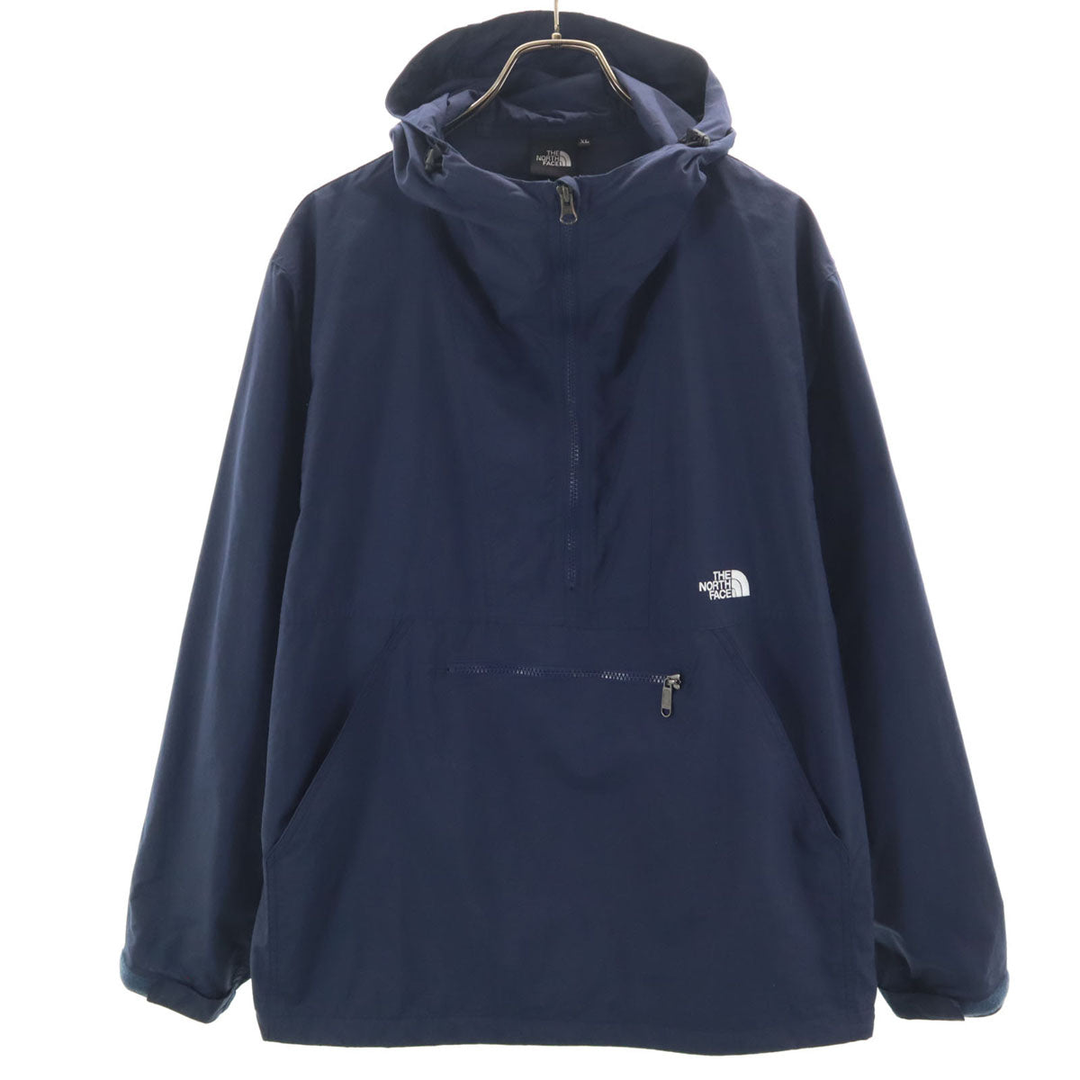THE NORTH FACE ノースフェイス コンパクト アノラックパーカー XL ネイビー NP21735 アウトドア 収納袋付き メンズ