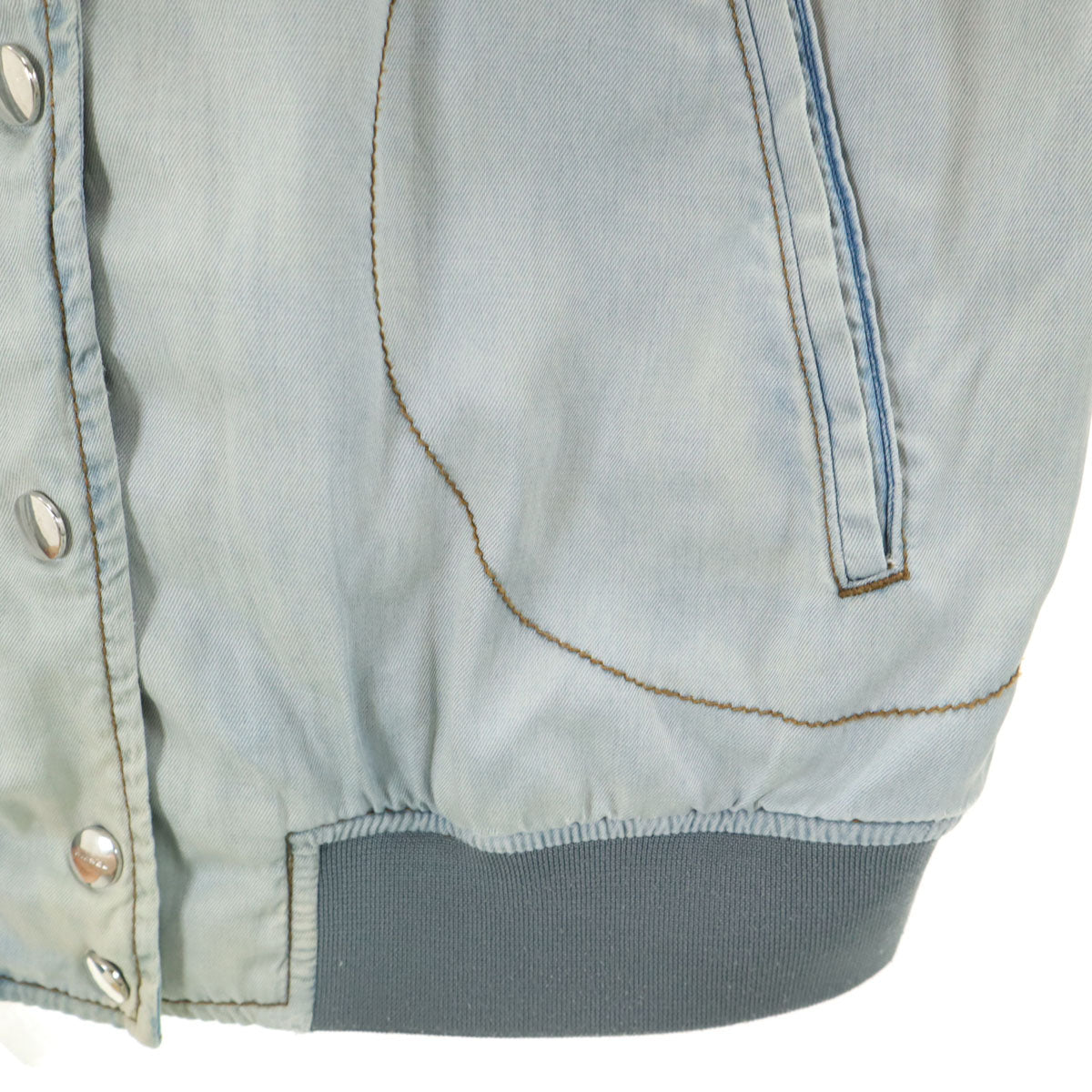 DIESEL ディーゼル ブルゾン S ブルーグレー ジャケット メンズ