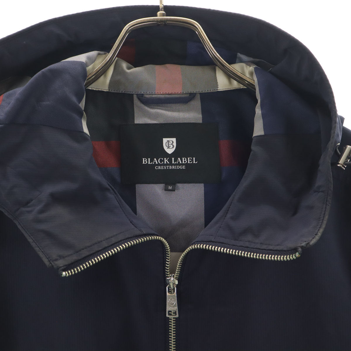 BLACK LABEL CRESTBRIDGE ブラックレーベルクレストブリッジ フードジャケット M ネイビー メンズ
