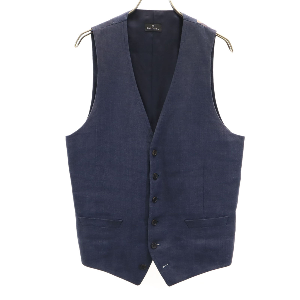 PS Paul Smith ピーエスポールスミス ジレベスト L ネイビー メンズ