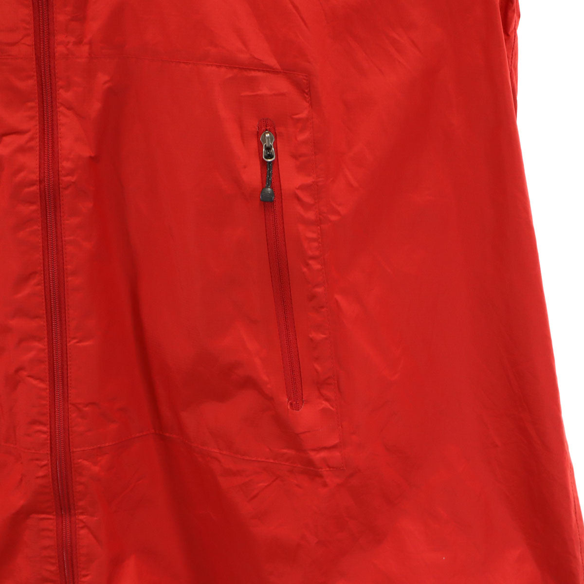 THE NORTH FACE ノースフェイス レインコート L レッド NPW10035 アウトドア 収納袋付き レディース