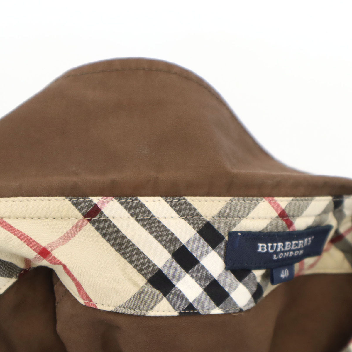 BURBERRY LONDON バーバリーロンドン ノースリーブ ワンピース 40 ブラウン 三陽商会 レディース