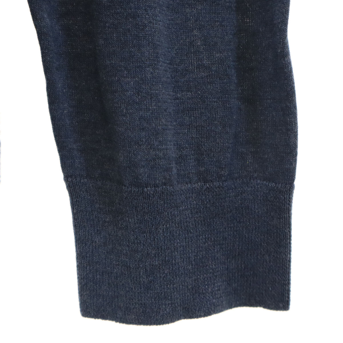 LANVIN LA COLLECTION ランバンコレクション 日本製 長袖 シルク切替 カットソー LB ネイビー レディース