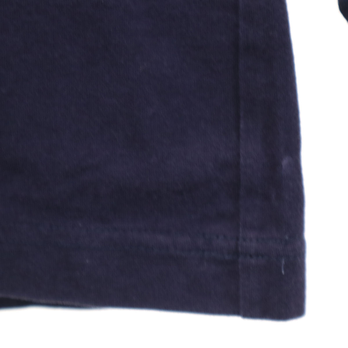 BLACK LABEL CRESTBRIDGE ブラックレーベルクレストブリッジ 日本製 長袖 Vネック Tシャツ 3 ネイビー ロンT メンズ