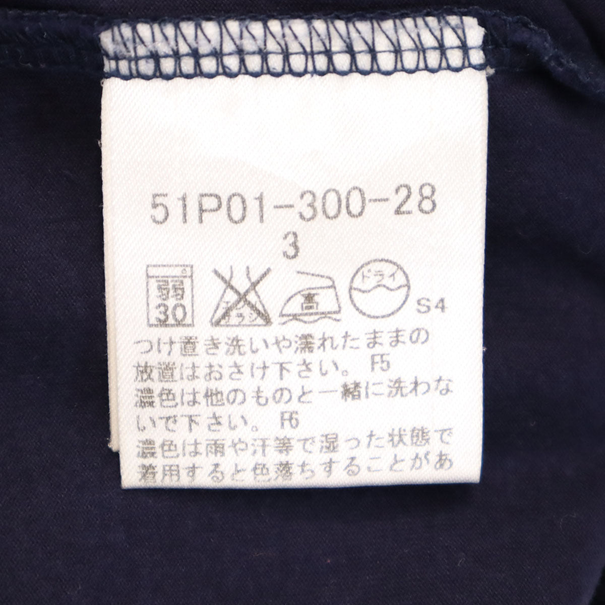 BLACK LABEL CRESTBRIDGE ブラックレーベルクレストブリッジ 日本製 長袖 Vネック Tシャツ 3 ネイビー ロンT メンズ