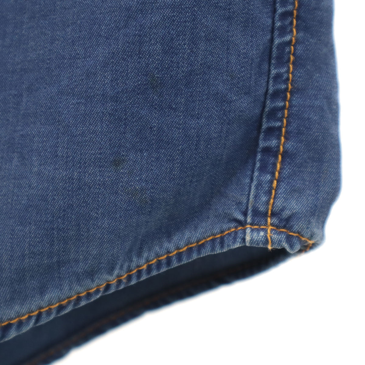 KENZO JEANS ケンゾージーンズ 90s 日本製 オールド 長袖 シャンブレーシャツ L ブルー メンズ