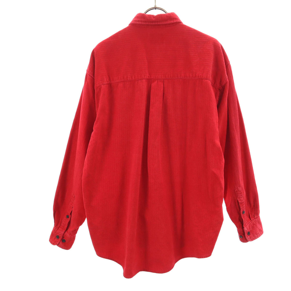 FIELD GEAR フィールドギア オールド 長袖 コーデュロイ ボタンダウンシャツ M レッド メンズ