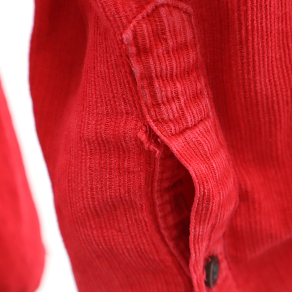 FIELD GEAR フィールドギア オールド 長袖 コーデュロイ ボタンダウンシャツ M レッド メンズ