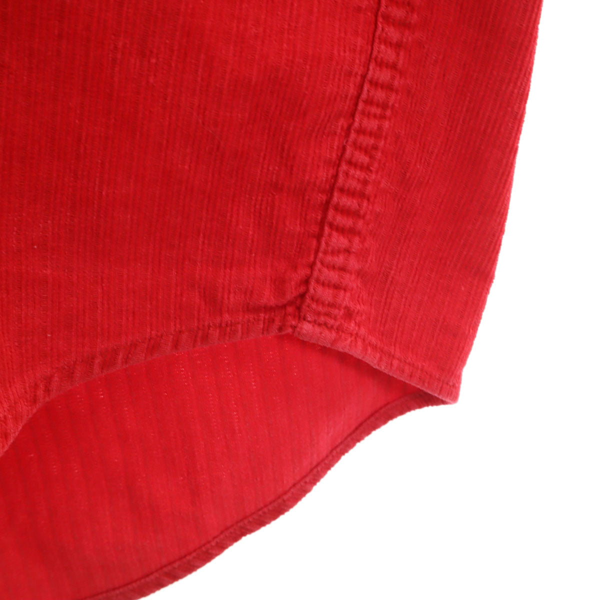 FIELD GEAR フィールドギア オールド 長袖 コーデュロイ ボタンダウンシャツ M レッド メンズ