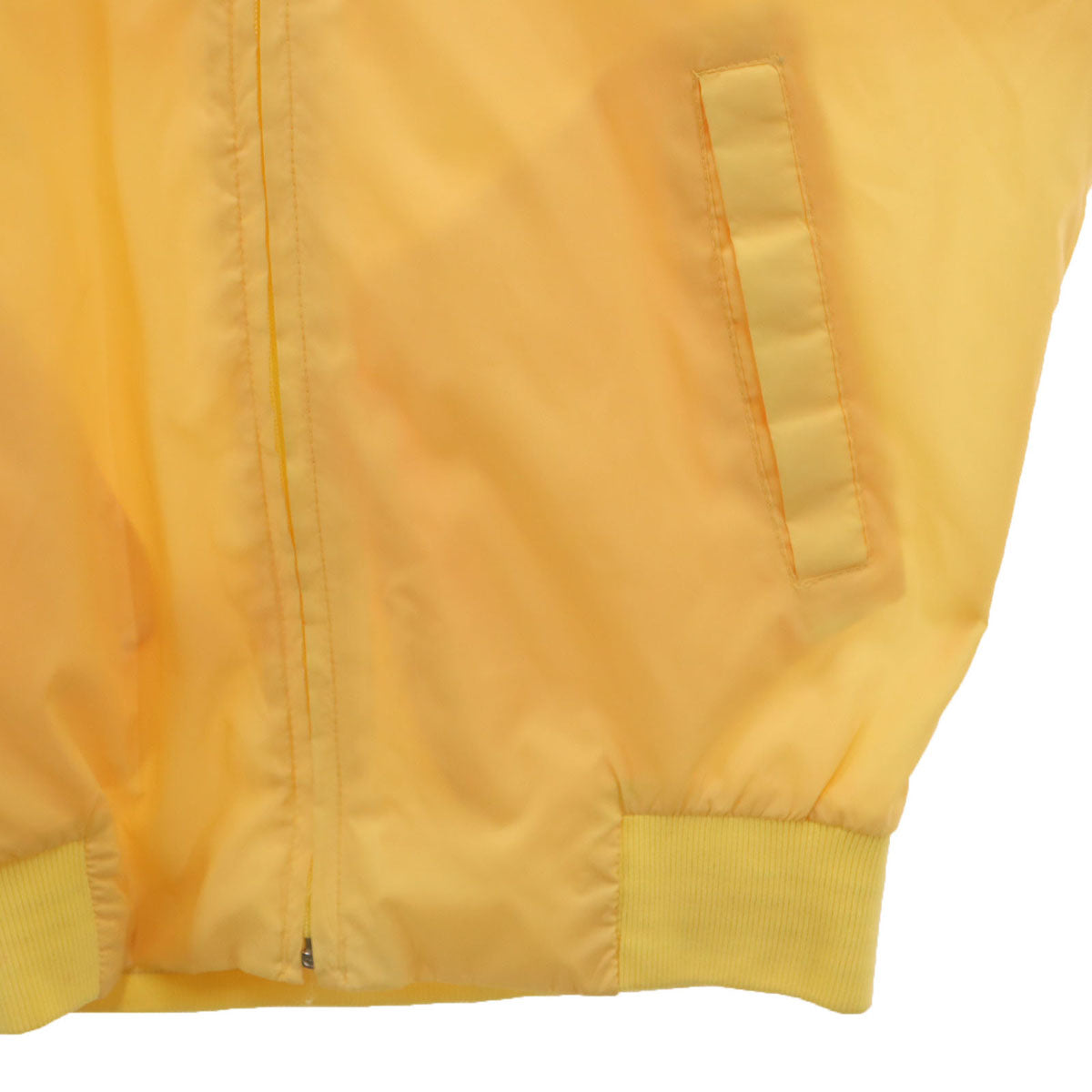 IZOD LACOSTE アイゾッドラコステ 70s 80s ヴィンテージ 糸巻タグ ナイロンジャケット S イエロー メンズ