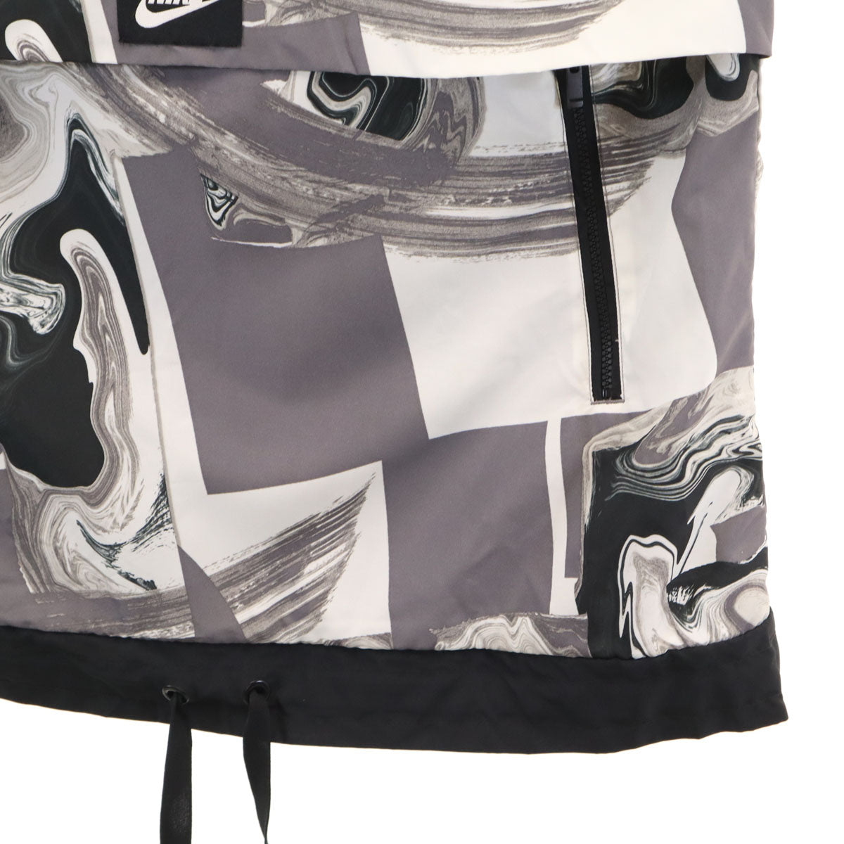 NIKE ナイキ 総柄 ハーフジップ ジャケット M グレー プルオーバー メンズ