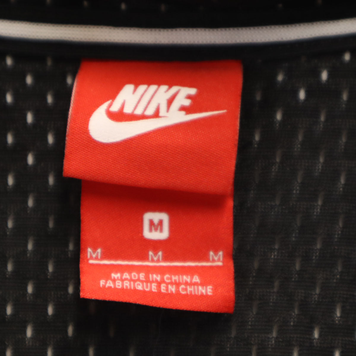 NIKE ナイキ 総柄 ハーフジップ ジャケット M グレー プルオーバー メンズ