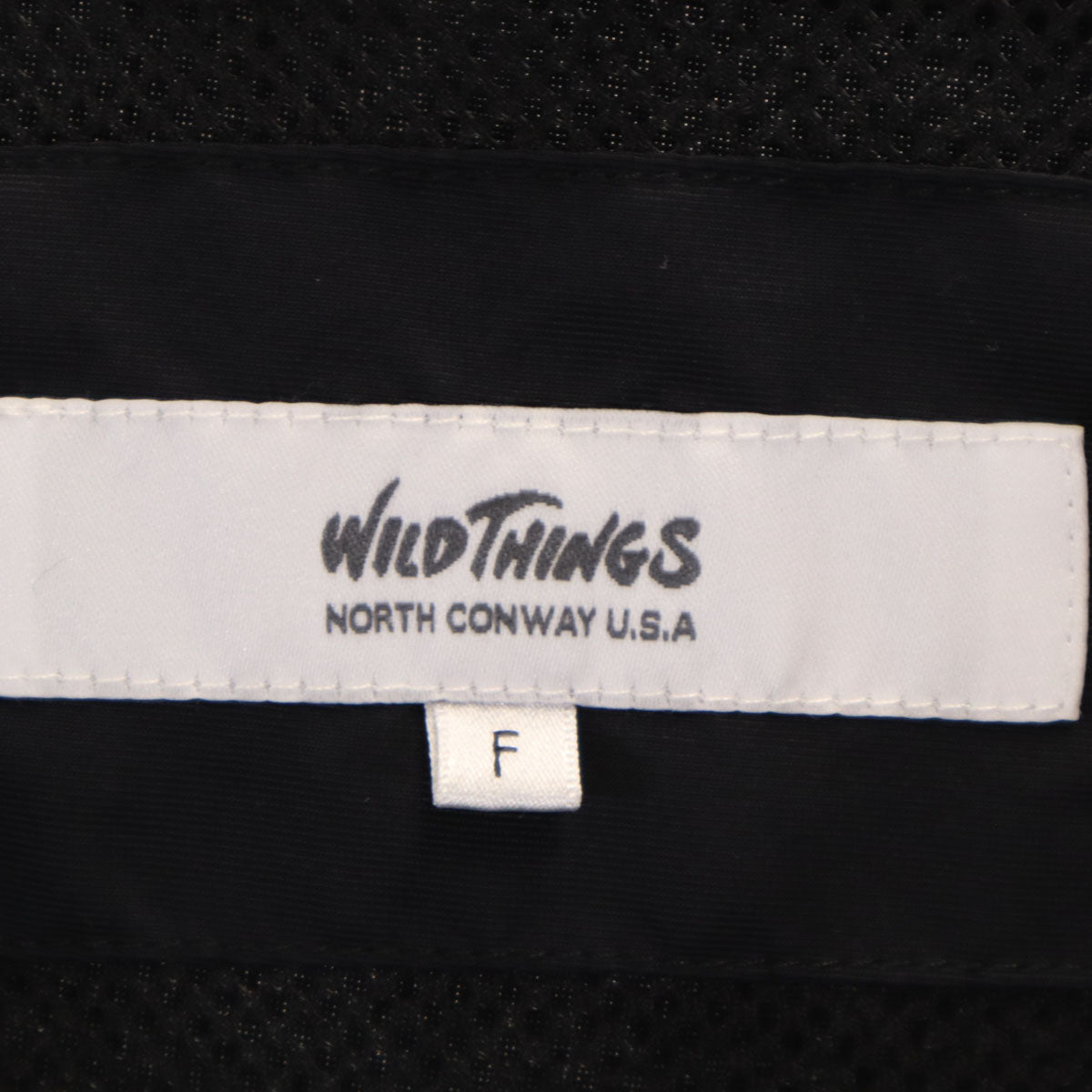 WILDTHINGS ワイルドシングス ナイロンジャケット F ブラック 裏メッシュ レディース