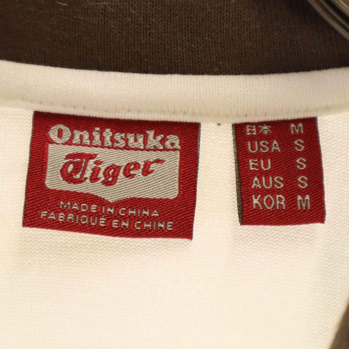 ONITSUKA TIGER オニツカタイガー ジップジャケット M ホワイト系 レディース