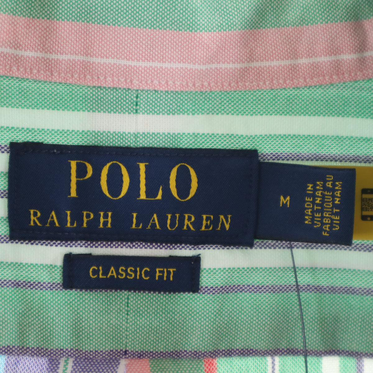 POLO RALPH LAUREN ポロラルフローレン ストライプ柄 長袖 ボタンダウンシャツ M マルチ メンズ