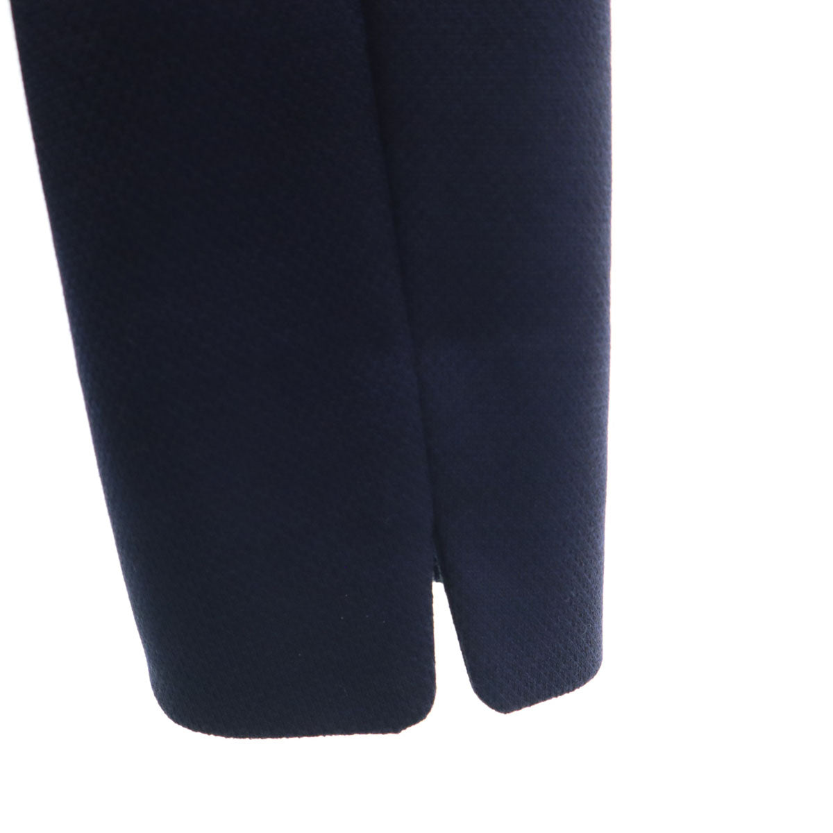 MACKINTOSH LONDON マッキントッシュロンドン 日本製 ノーカラージャケット 40 ネイビー レディース