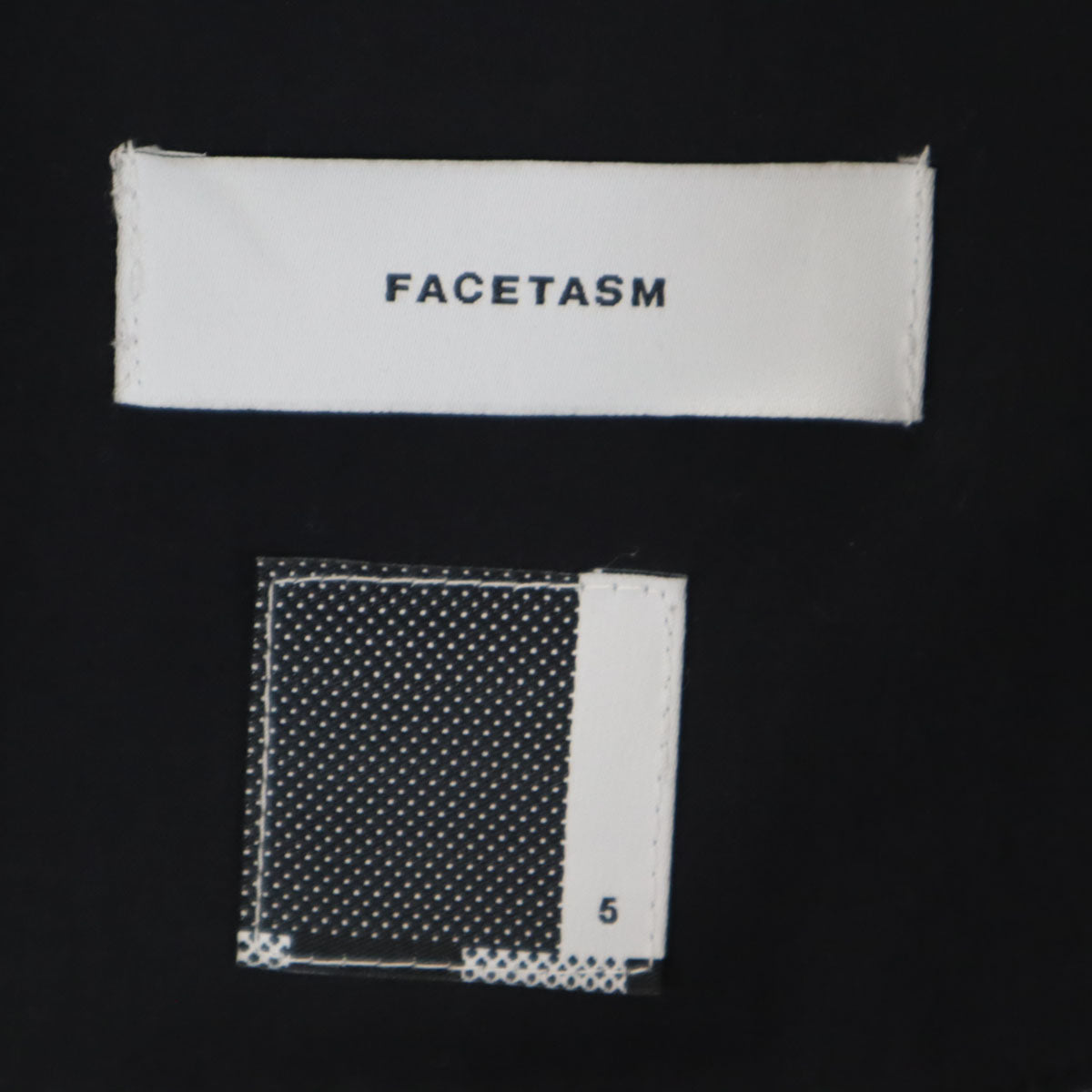 FACETASM ファセッタズム 日本製 ショップ コート 5 濃紺 メンズ