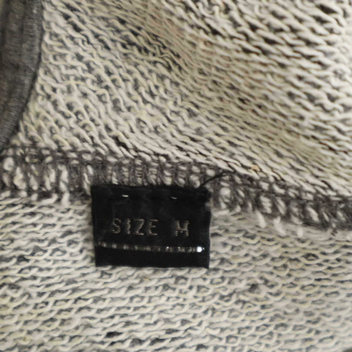 DIESEL ディーゼル 総柄 長袖 スウェット ジップパーカー M グレー レディース