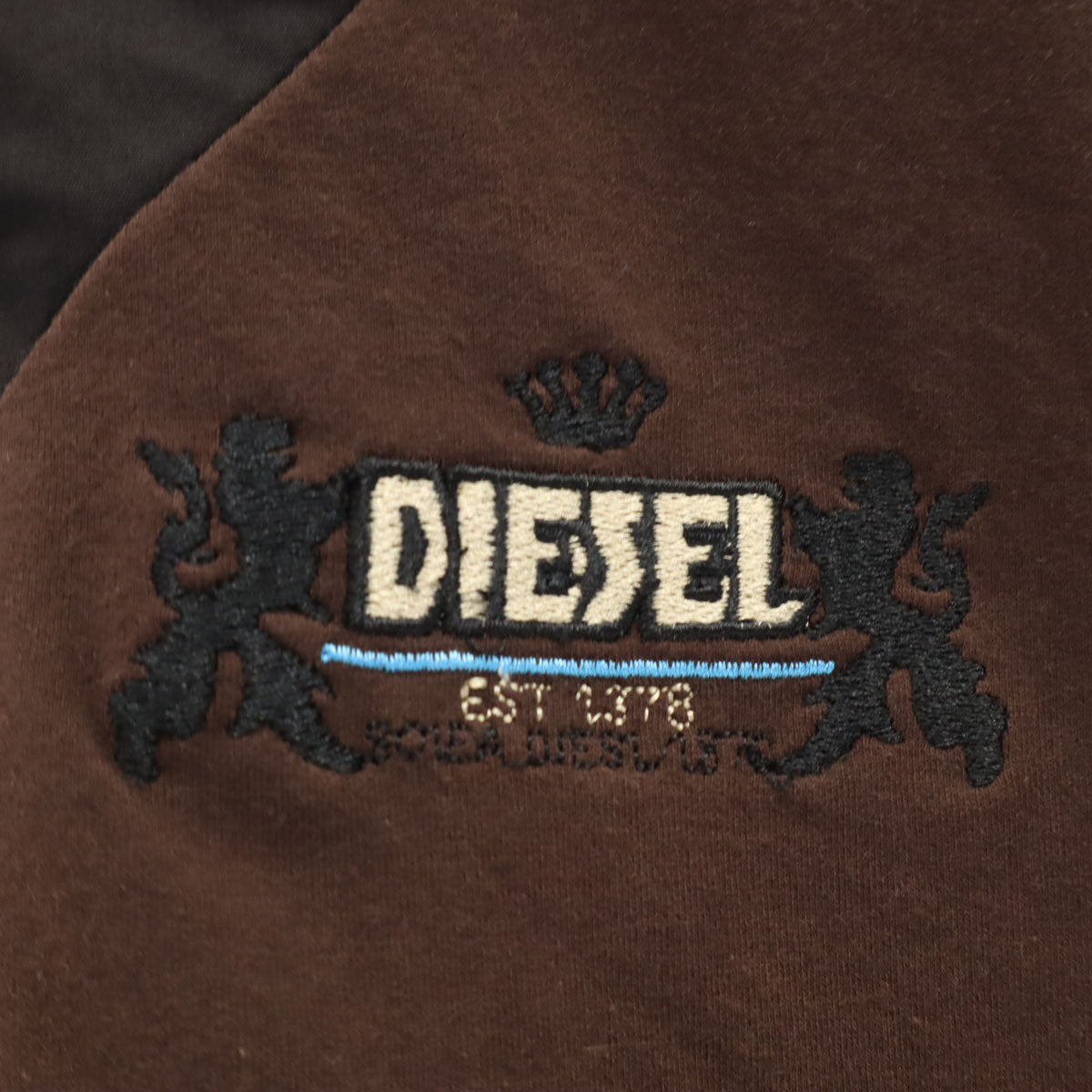 DIESEL ディーゼル ジップジャケット M ブラウン ブルゾン メンズ