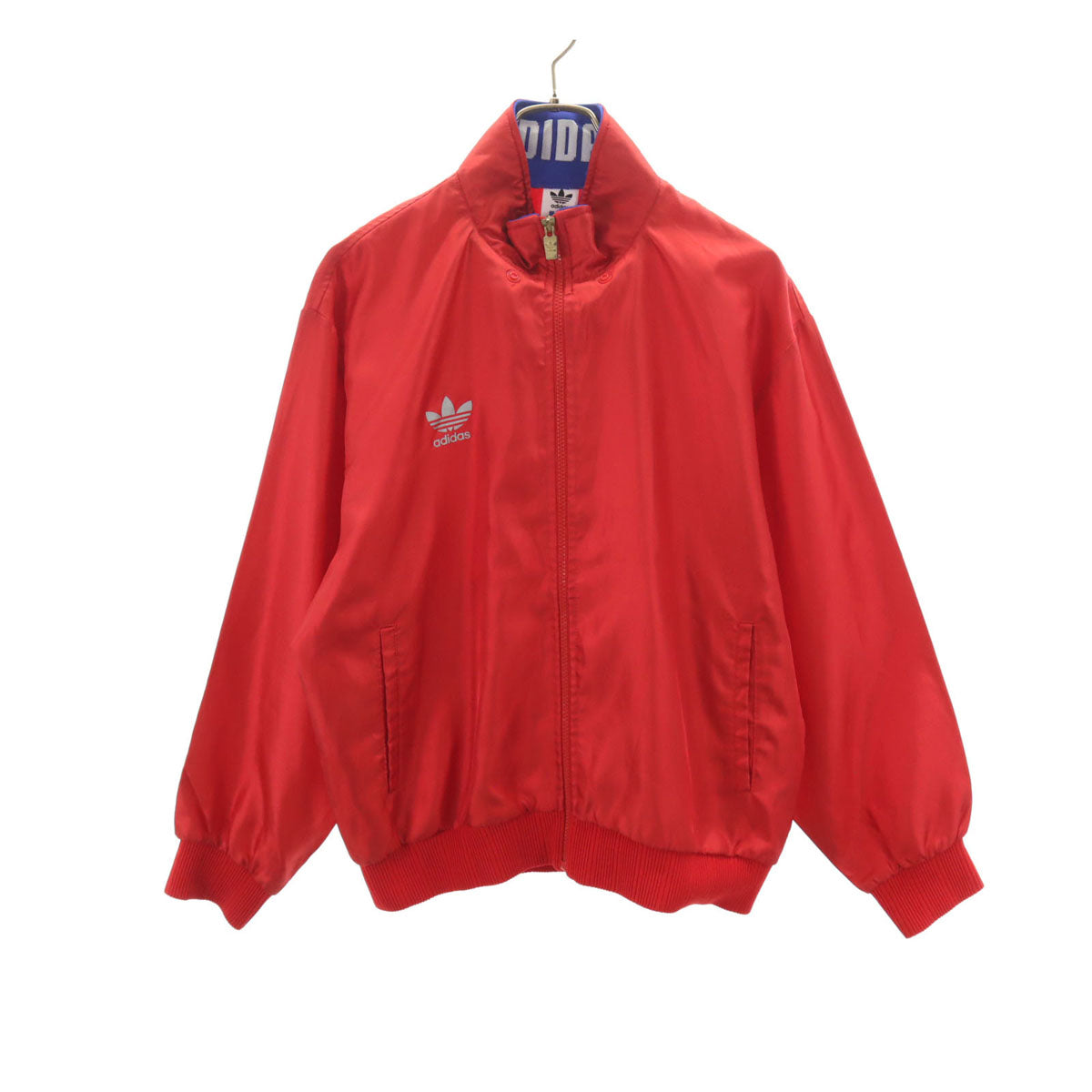 adidas アディダス 80s ヴィンテージ ウインドブレーカー L レッド デサント ジャケット メンズ
