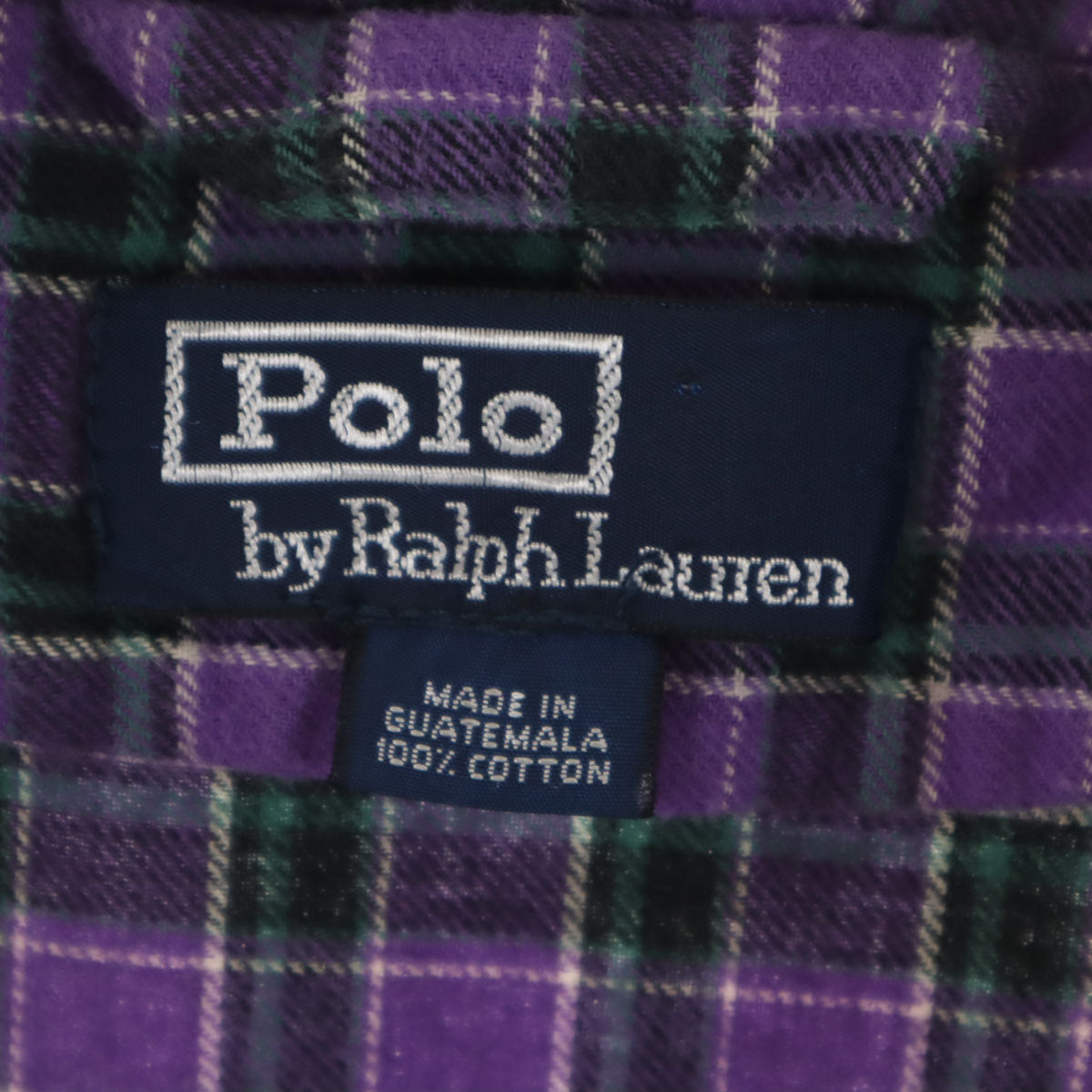 Polo by Ralph Lauren ポロバイラルフローレン チェック柄 フランネル ガウンコート パープル メンズ