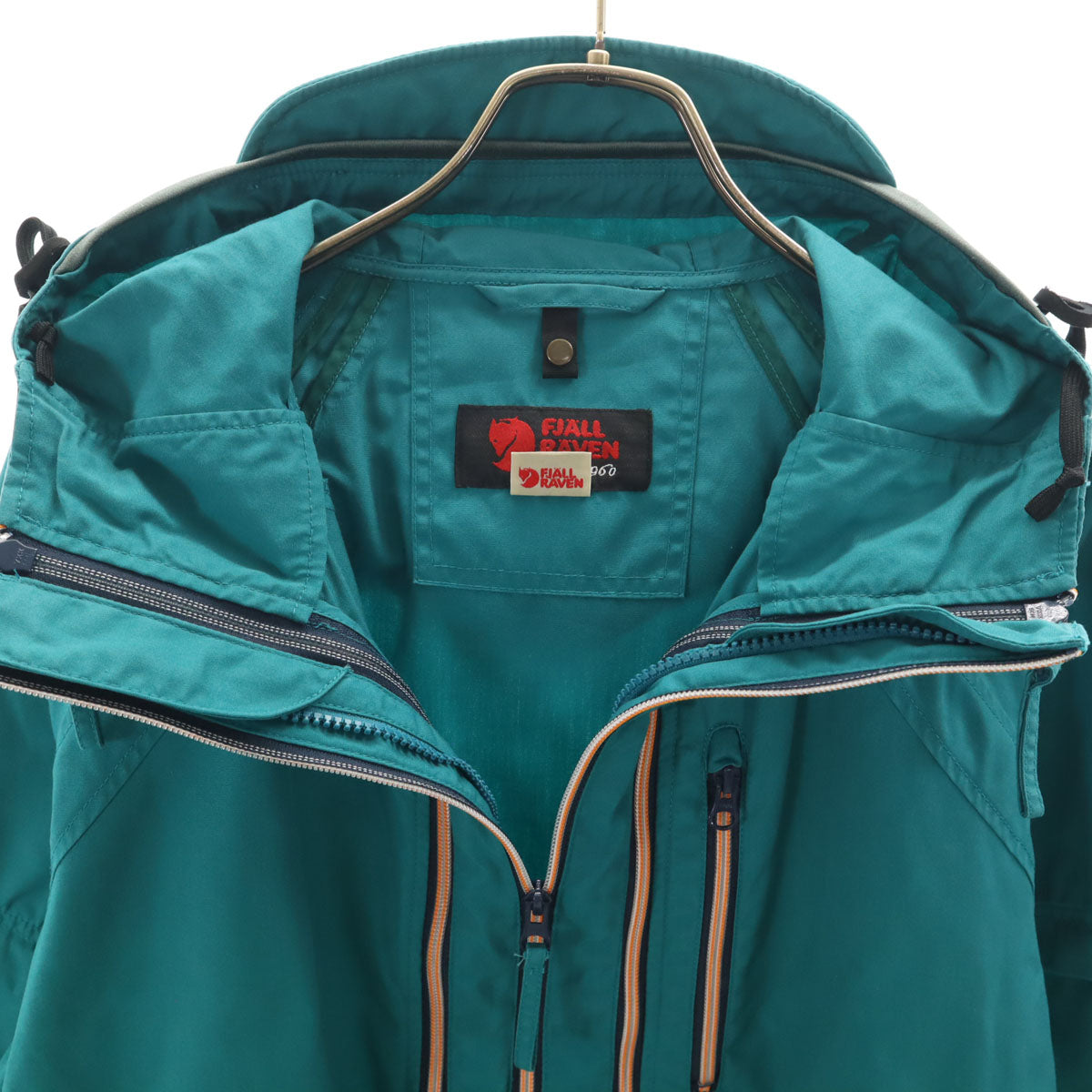 FJALLRAVEN フェールラーベン 2WAY フードジャケット L ターコイズ メンズ