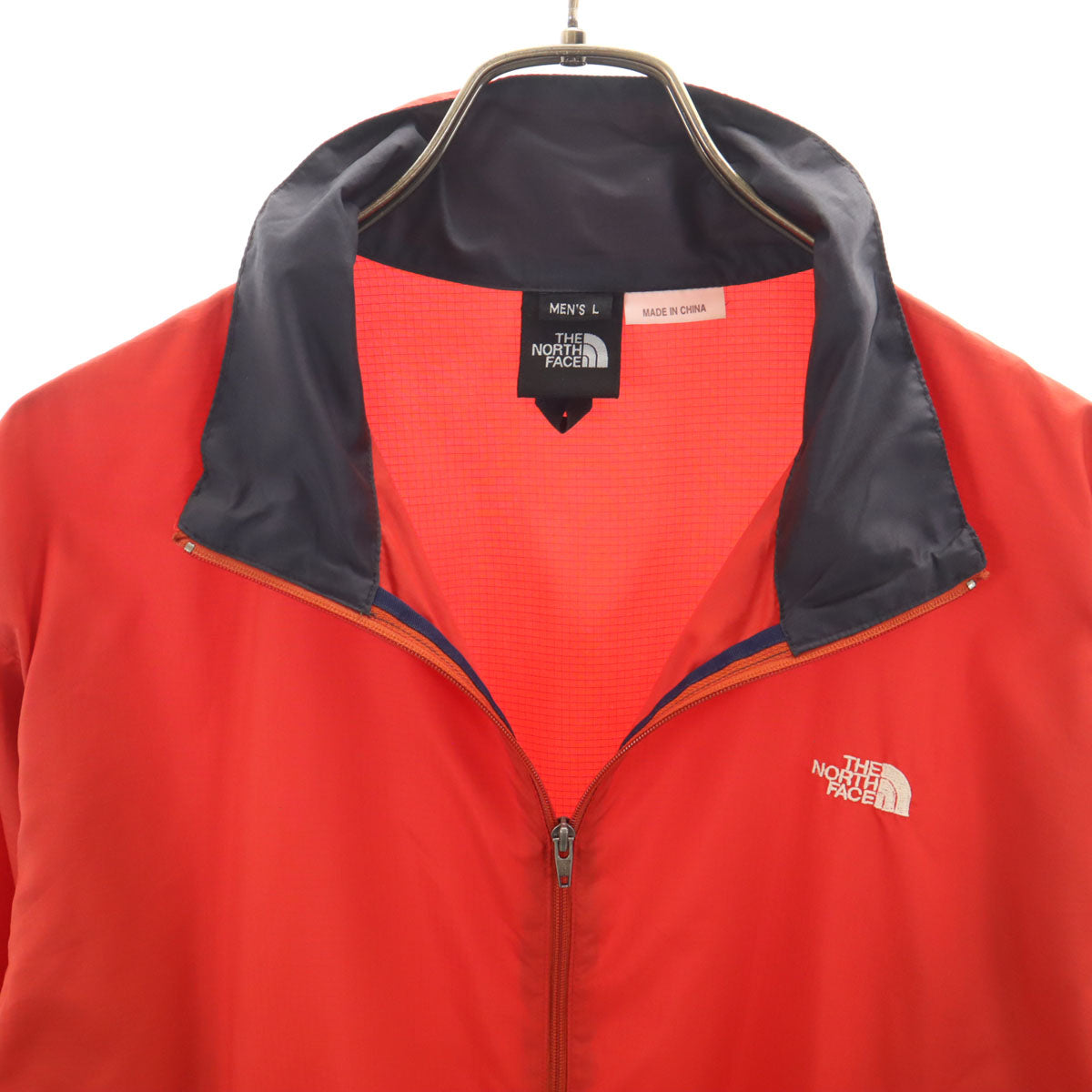 THE NORTH FACE ノースフェイス ウインドブレーカー L レッド NP-2010 アウトドア ジャケット メンズ
